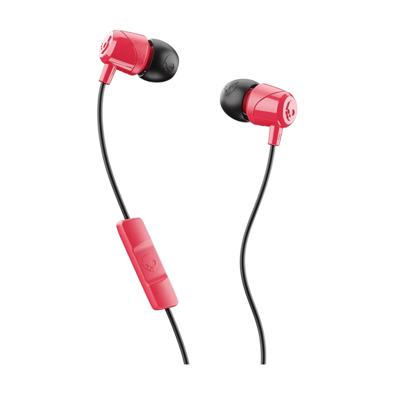 Skullcandy Jib In Ear Earphones With Microphone, 3.5Mm Jack - Red 878615092488