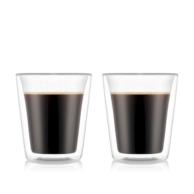 CANTEEN - Set of 2 Glasses 0.2L - Double Wall - Medium