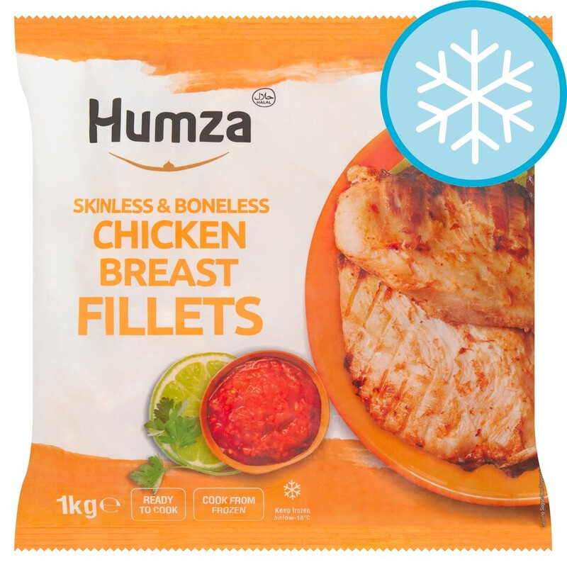 Humza Skinless & Boneless Chicken Breast Fillets 1kg