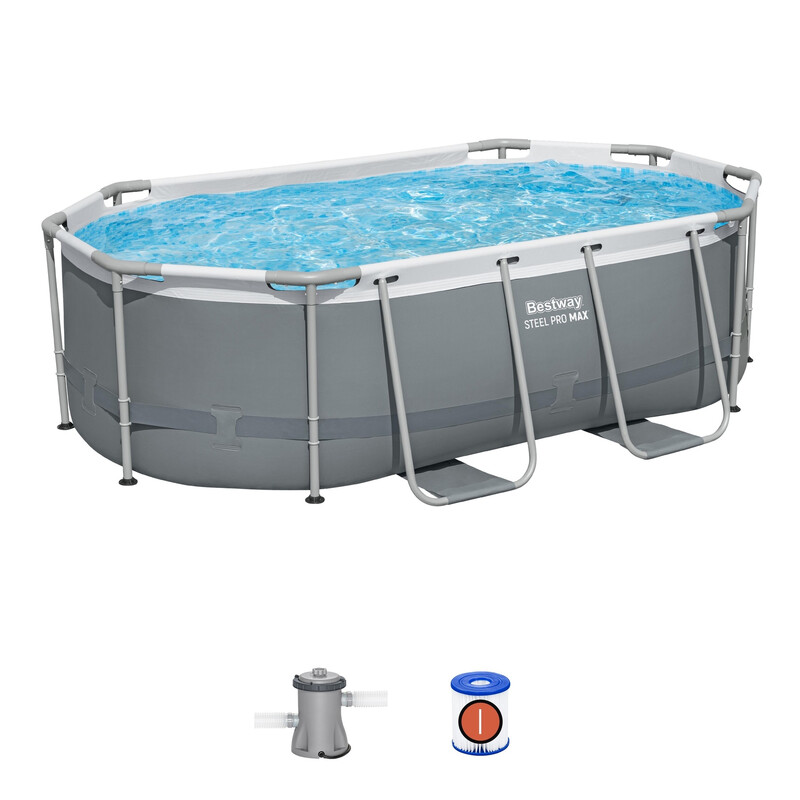 Bestway Bestway® 10' X 6'7" X 33"/3.05M X 2.00M X 84Cm Oval Pool Set