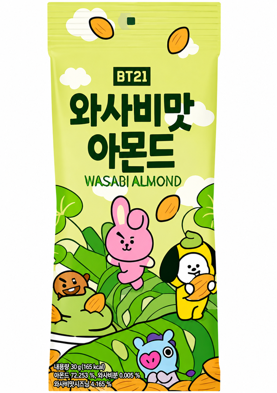 BT21 Wasabi Amandel 30 g