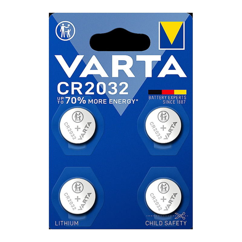 VARTA pile au lithium CR2032 - lot de 4