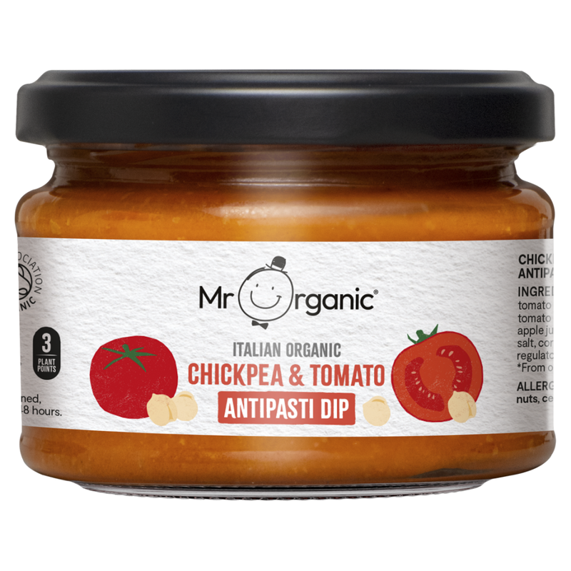 Organic Chickpea & Tomato Antipasti Dip 230g