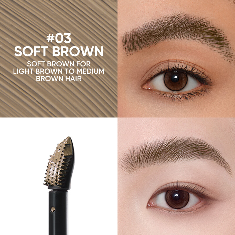 JUDYDOLL LOCK&LIFT TINTED BROW GEL 03 SOFT BROWN