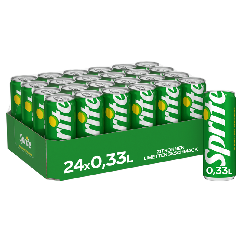Sprite Zitronen-Limetten-Limonade 24x0,33L