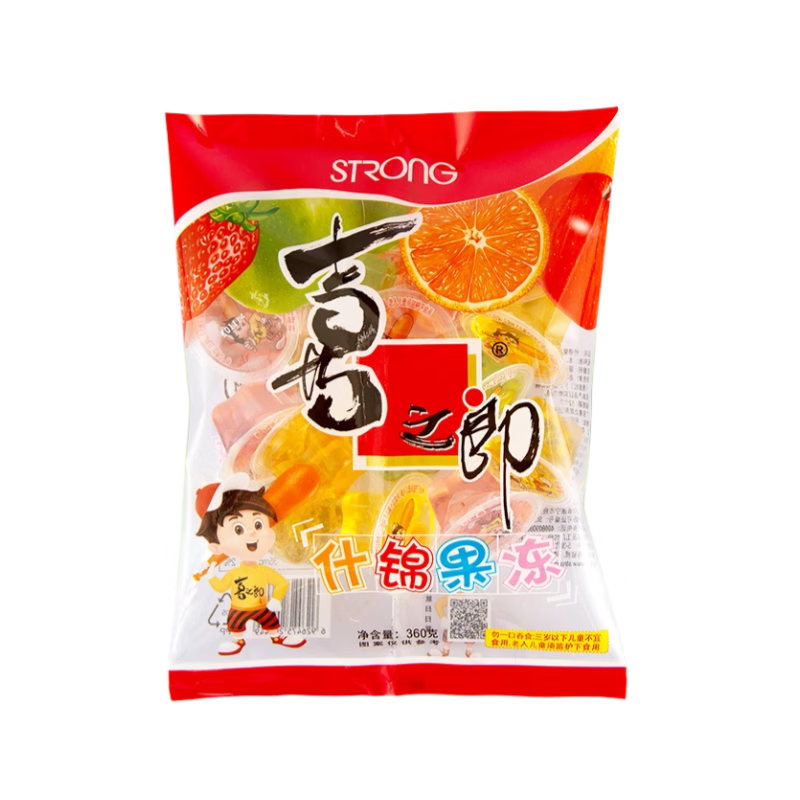 【Erfrischend】Strong Fruchtgelee-Mix 360 g