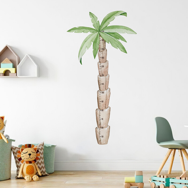 Tree Height Chart Wall Sticker 80x153cm 1 Sheet
