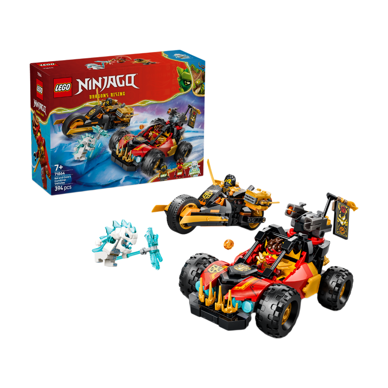 LEGO® NINJAGO® Kai en Coles Combiner-voertuigen Speelgoed 71864