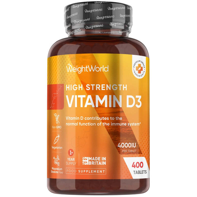 WeightWorld Vitamin D3 4000 IE 400 Tabletten