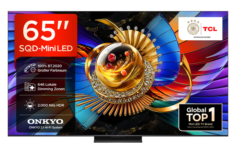 TCL Q7 65Q7D Pro 165,1 cm (65") 4K Ultra HD Smart-TV WLAN 2000 cd/m²