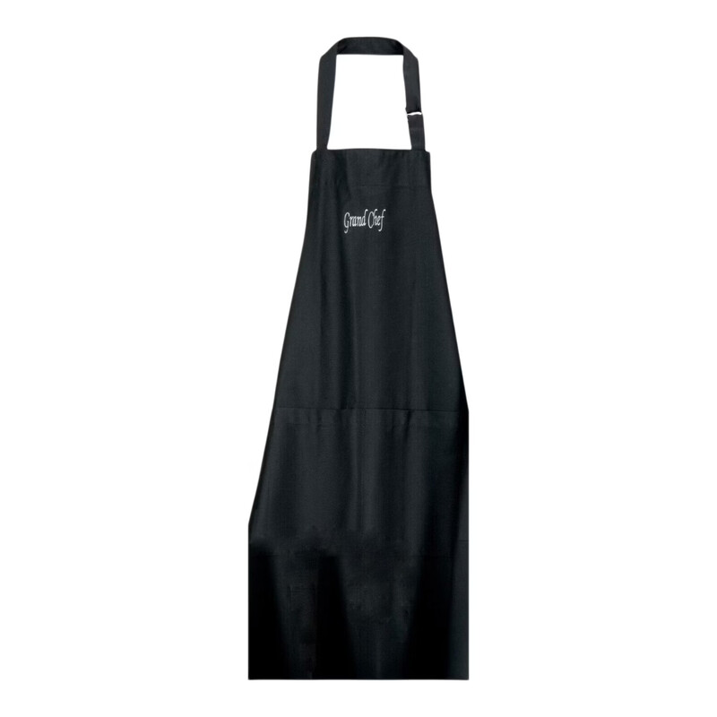WINKLER Tablier Grand Chef noir - 75 x 90 cm