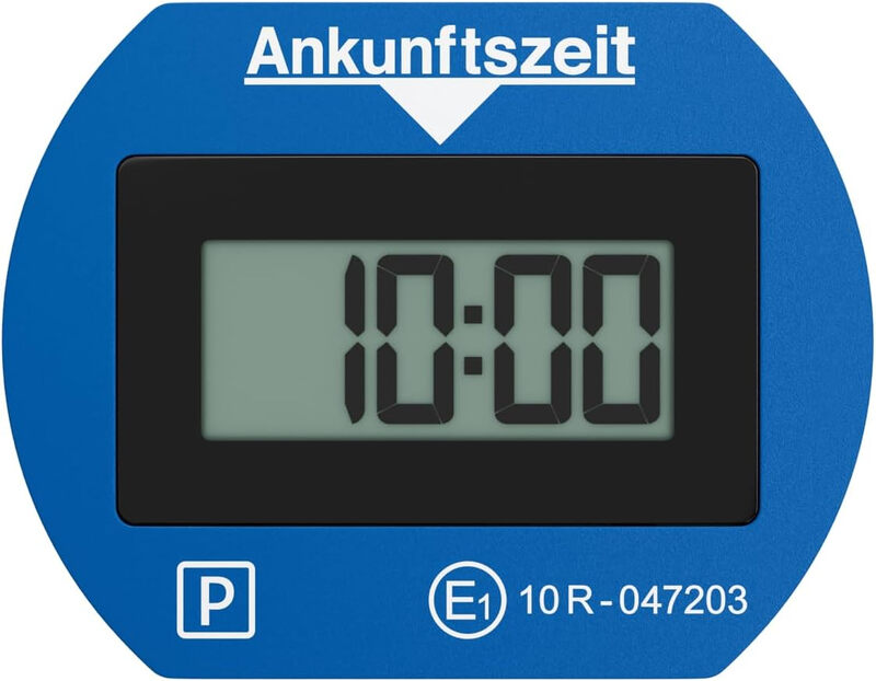 Needit elektronische Parkscheibe Park Lite I automatische Parkscheibe elektrisch mit Zulassung vom Kraftfahrt-Bundesamt I Digitale Parkuhr mit 2 Displays & vielen Funktionen, langlebig & zuverlässig