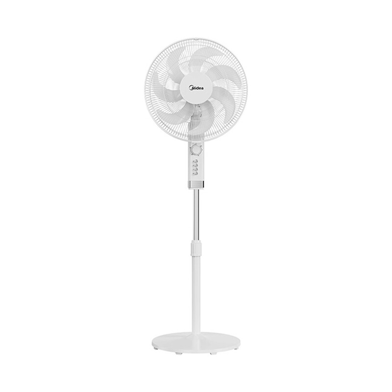 Pedestal Fan, White, 3 Speed Settings, Oscilating, 16 Inches - MPF23MTWUK