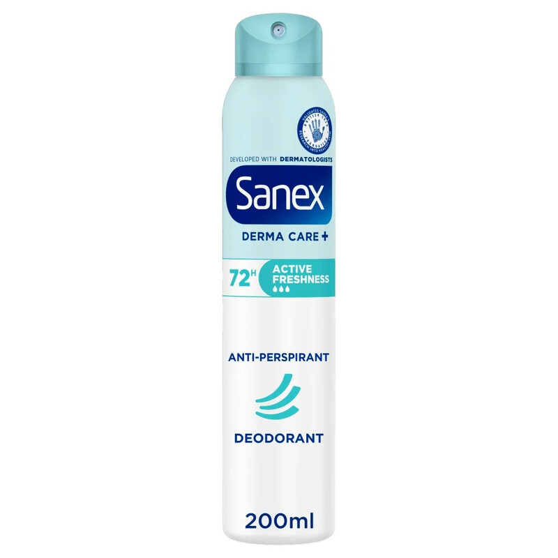 Sanex Light Deodorant Spray Active Fresh 72Hr 200Ml