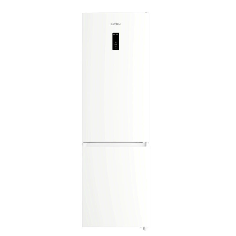 Sonlu CD‑400RW 355L Fridge‑Freezer Combi, Refrigerator compartment 252L, freezer compartment 103L Width 60 cm, compact design, inverter compressor, reversible door, electronic temperature control【Energy Efficiency Class E】