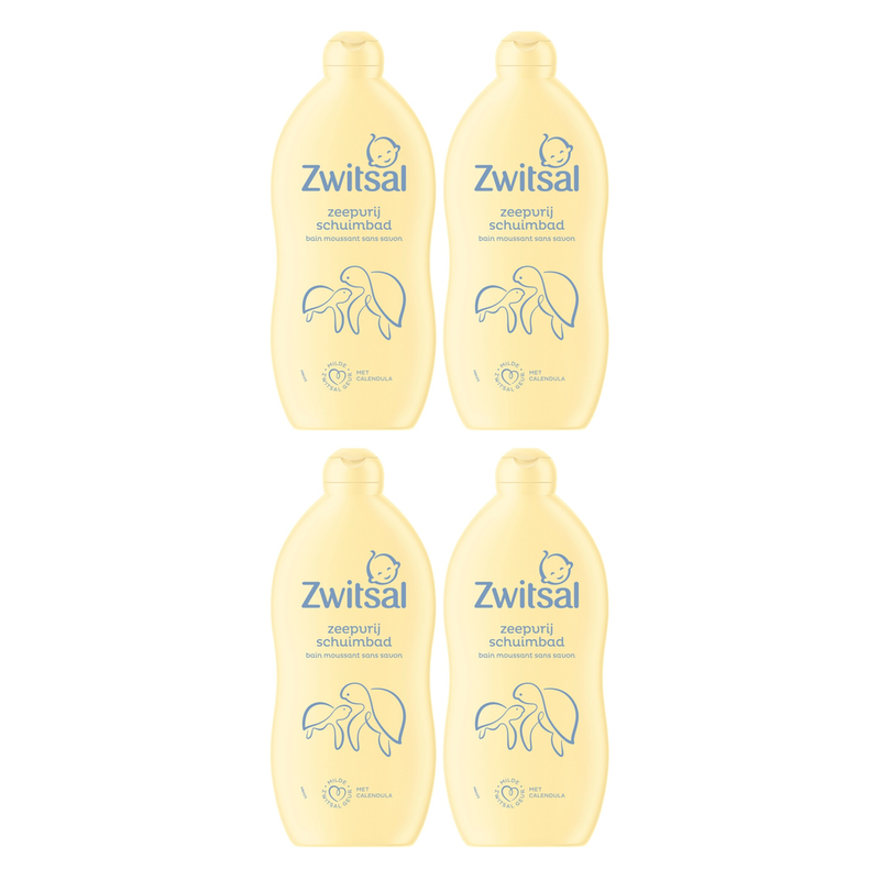 Zwitsal Bain moussant sans savon 700 ml*4