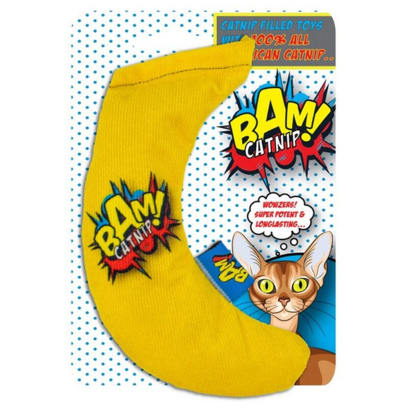 BAM Catnip Banana CAT Toy