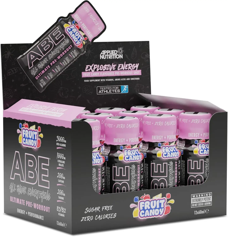 ABE Energy Shot Fruit Candy - 12 x 60 ml