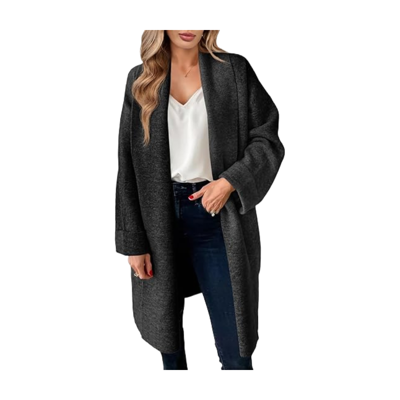 Women's Long Cardigan Sweaters Chunky Open Front Oversized Slouchy Knit Fall Trendy C