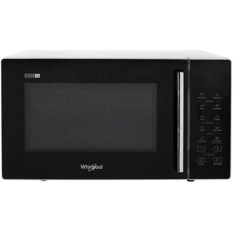 Whirlpool MWP 251 SB Freistehende Solo-Mikrowelle, 25 L, 900 W, Jet-Start, Warmhalte- & Auto-Reinigungsfunktion, Joghurt-Gär- & …