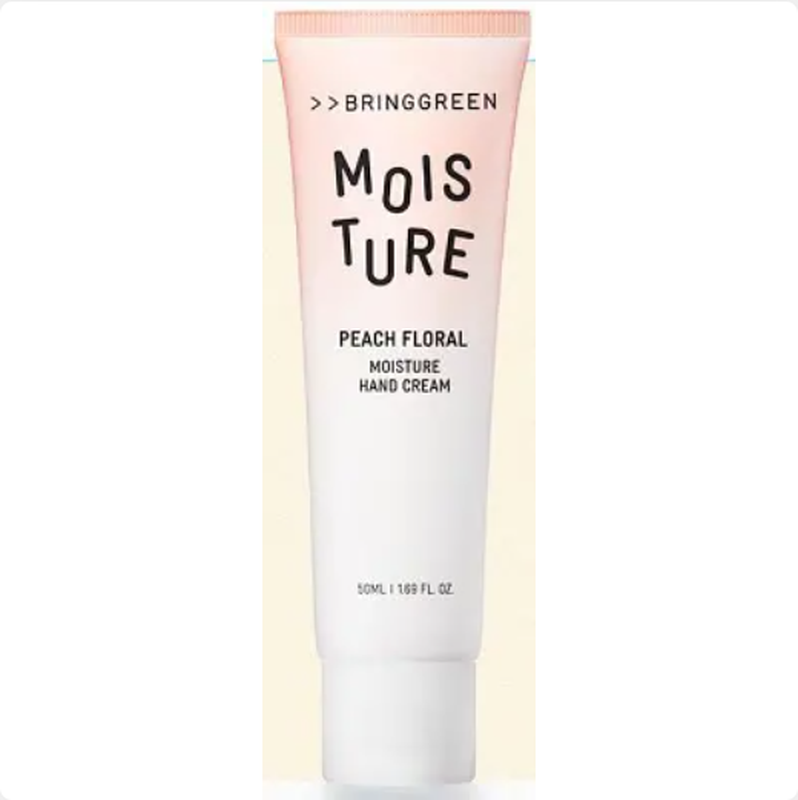 Breng Groene Hydraterende Handcrème 50ml Peach Geur
