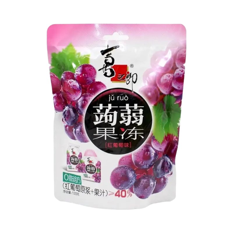 【Erfrischend】Strong Konjak-Gelee (Rote Traube) 120 g