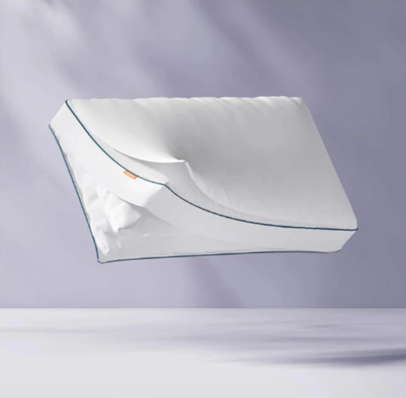 EMMA | Oreiller Emma Original Confort 60x60 cm | Doux et Moelleux | Soulage La Pression | Hauteur Adaptable | Hypoallergénique et Lavable