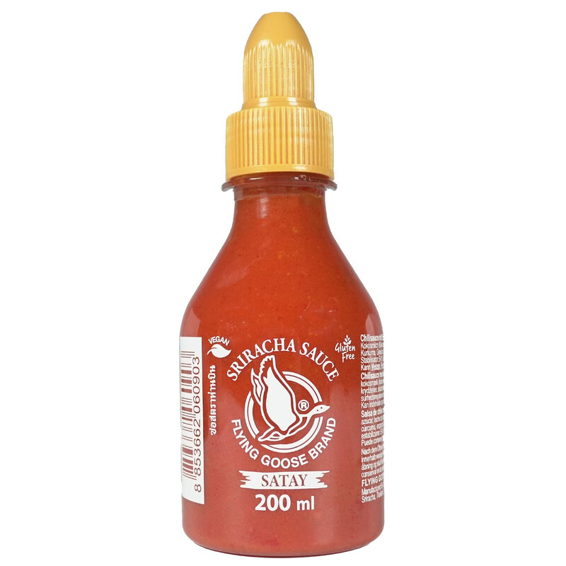 FLYING GOOSE SRIRACHA SATAY CHILLI SAUCE 200ml