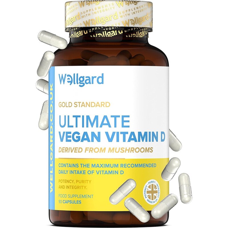Wellgard Vitamin D3 Ultimate Vegan Immune Support Formula Capsules - 90 Capsules