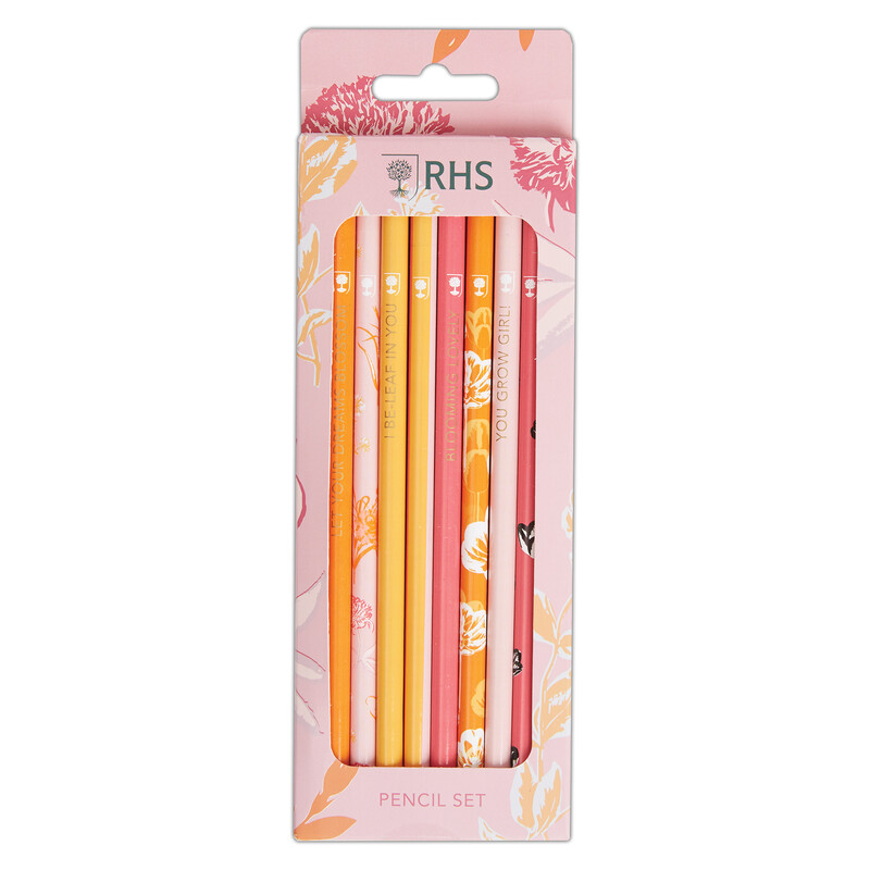 Bold Florals Pencils, Pack of 8