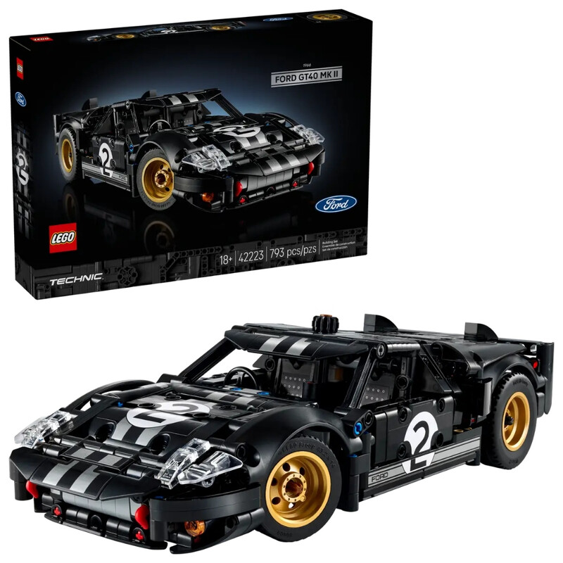 Technic 42223 1966 Ford GT40 MKII Race Car