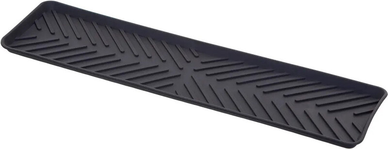 5five Afvoermat - TPE/TPR, antraciet, 10 x 40 cm