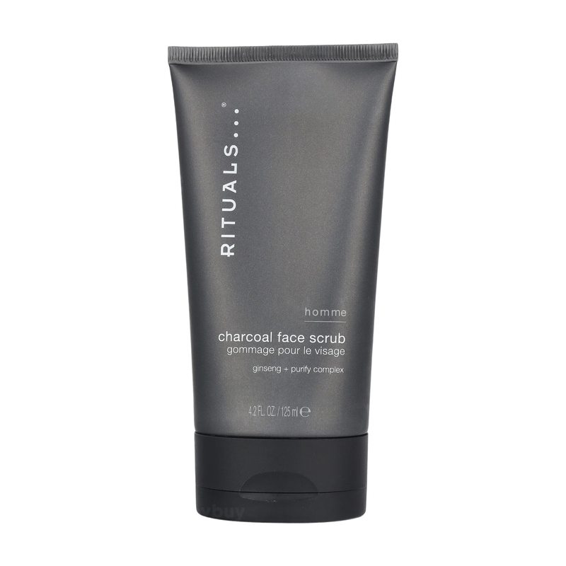 Homme Charcoal Face Scrub 125ml