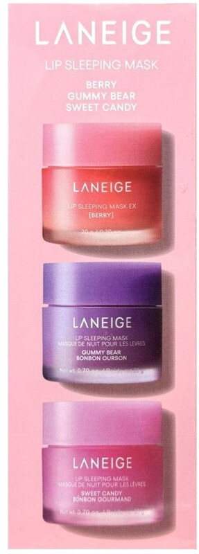 兰芝(Laneige)唇部睡眠面膜三件套(莓果+小熊软糖+甜蜜糖果) 20g*3