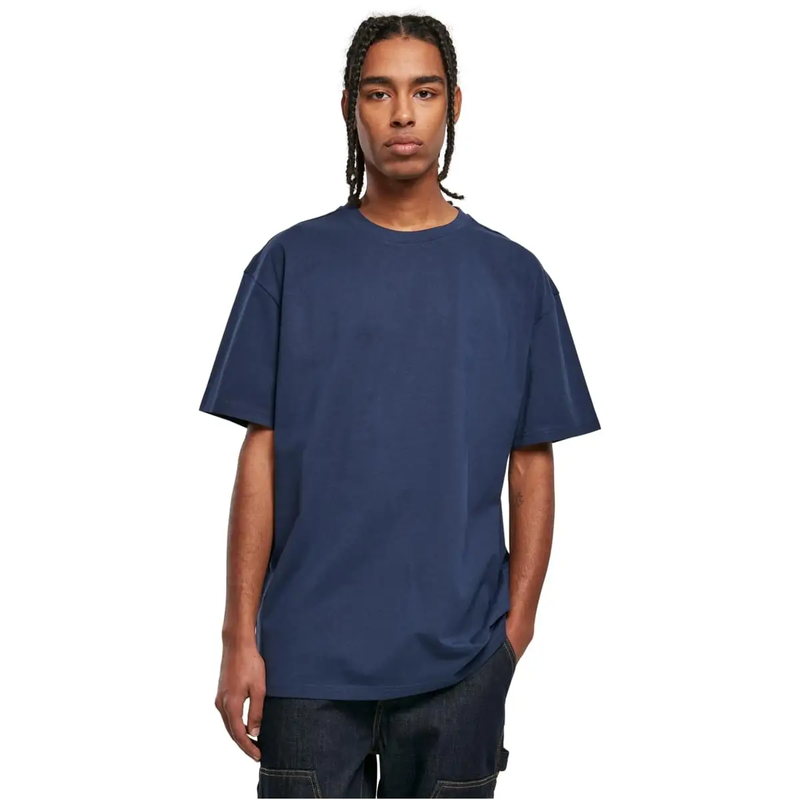 Urban Classics overgrote dikke T-shirt - donkerblauw, maat L