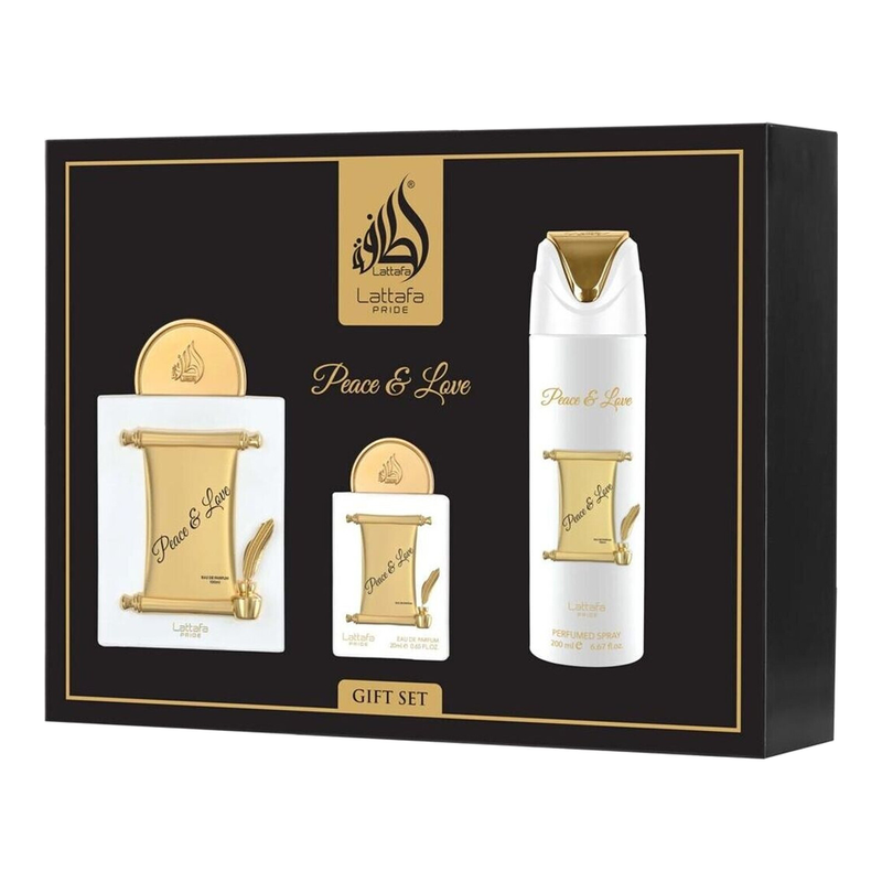 Lattafa Peace & Love Geschenkset 320 ml