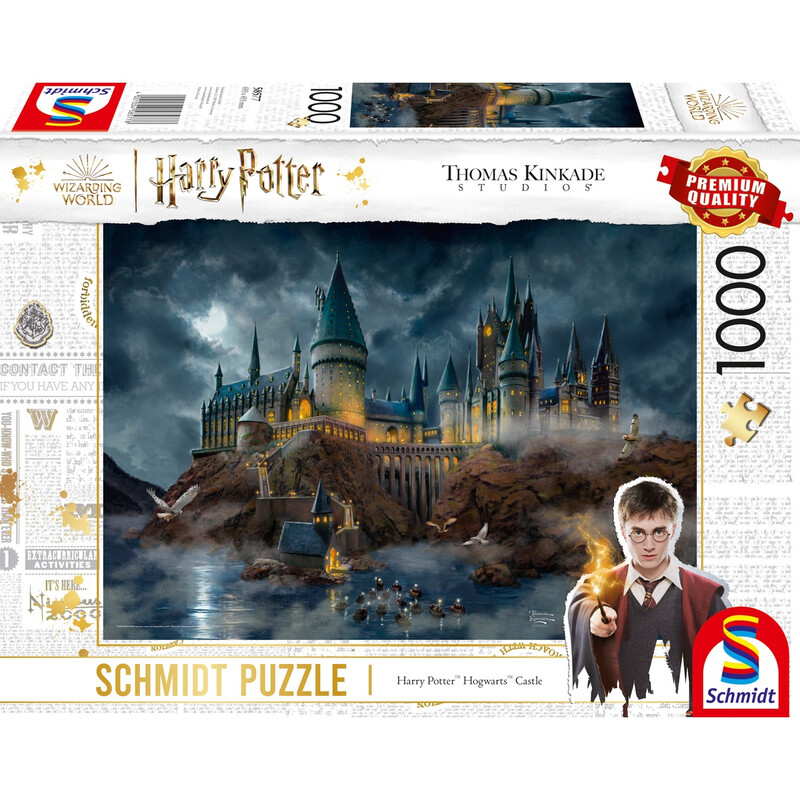 Schmidt® Spiele 58577 Erwachsenenpuzzle Thomas Kinkade Studios Wizarding World, Harry Potter™, Hogwarts Castle 1000 Teile ab 12 Jahre