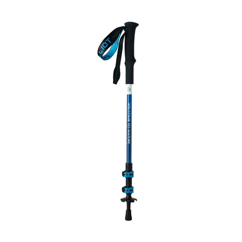 PELLIOT 4-teiliger Teleskop-Wandstab aus Aluminiumlegierung, Schwarz