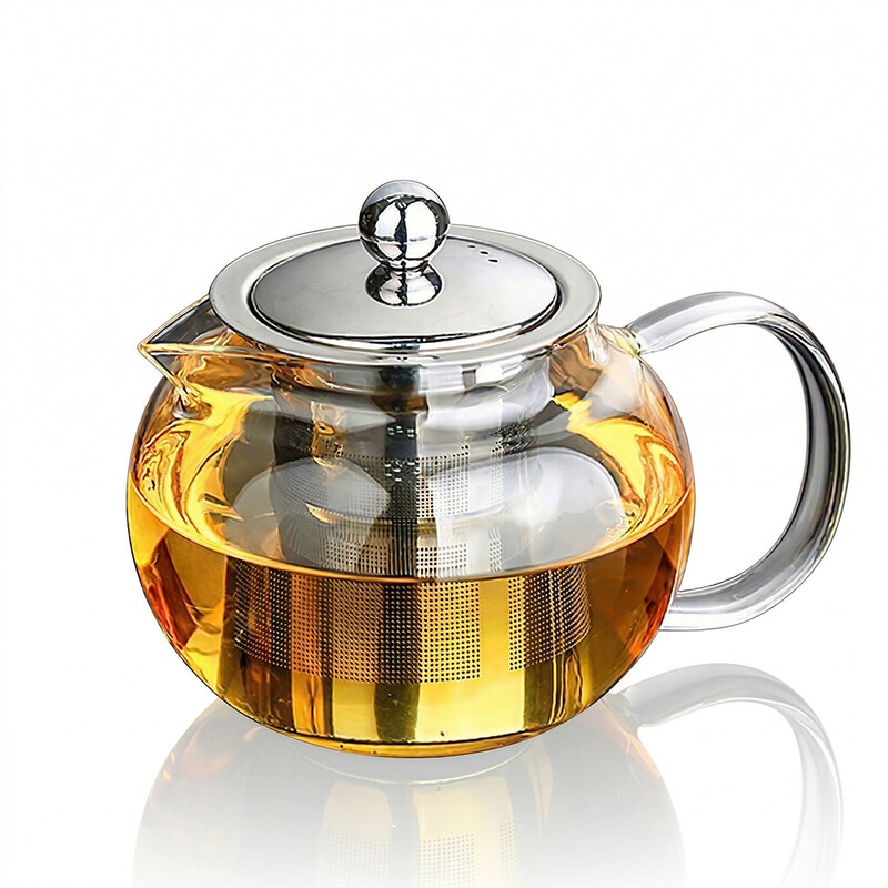 Stainless steel filter inner pot flower tea pot 1.3L