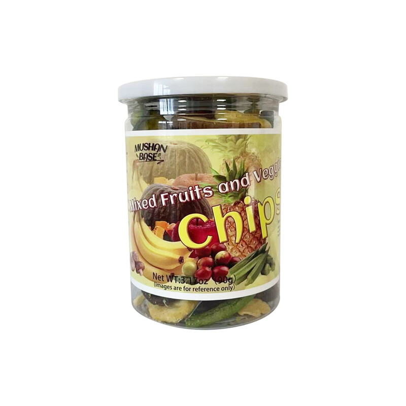 MUSHAN BASE Gemischte Obst- und Gemüsechips 90 g