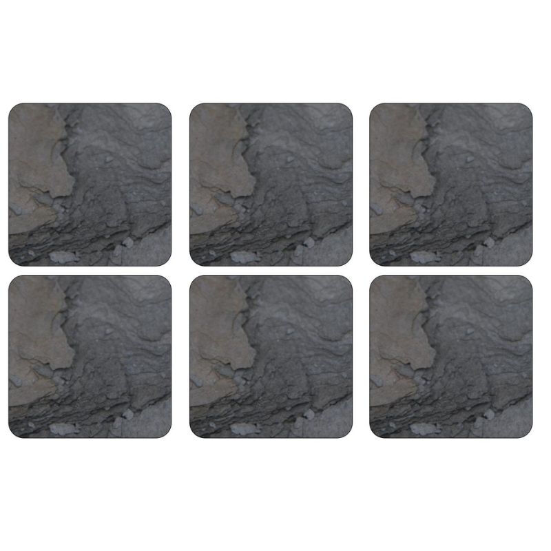 Midnight Slate Set of 6 Coasters
