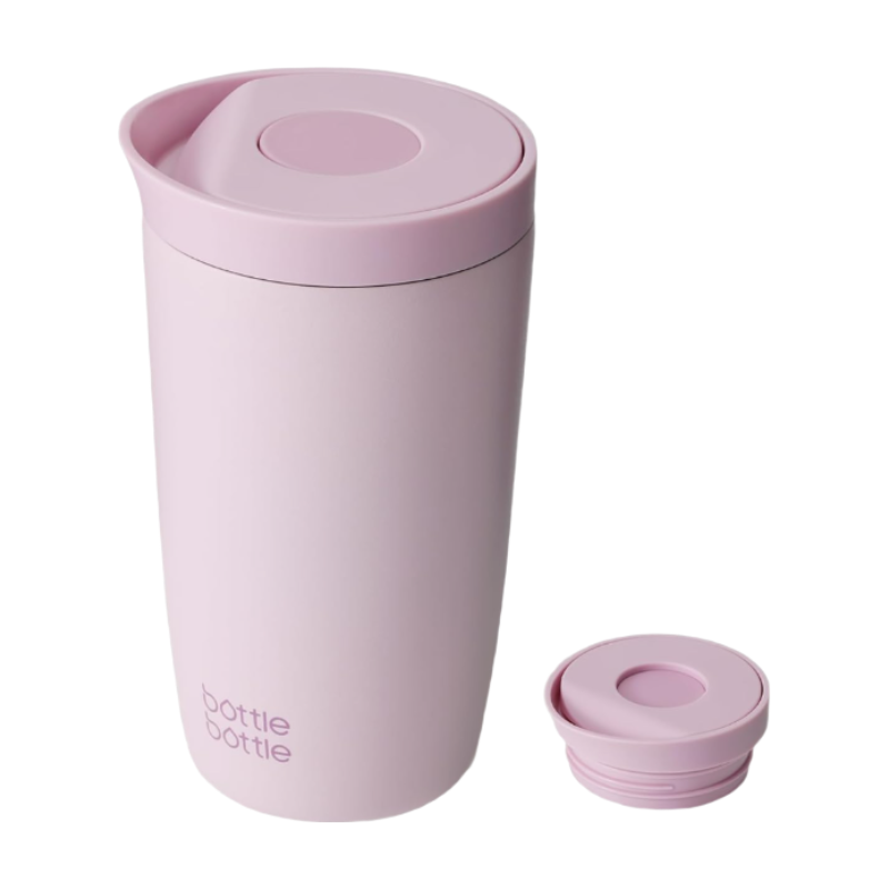 Insulated Travel Mug 350ml Stainless Steel Office Coffee Cup with Push Button Lid Kee