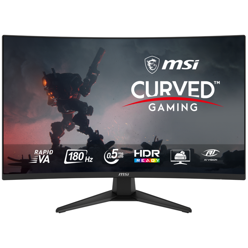 MAG 321CQF E18 – 32” WQHD Curved Gaming Monitor | 180Hz, 0.5ms, HDR, AI Vision