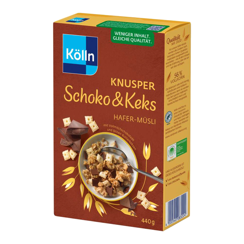 Kölln Knusper Schoko & Keks Hafermüsli 440 g