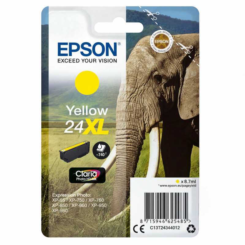 Epson 24 - Inktcartridge / Geel