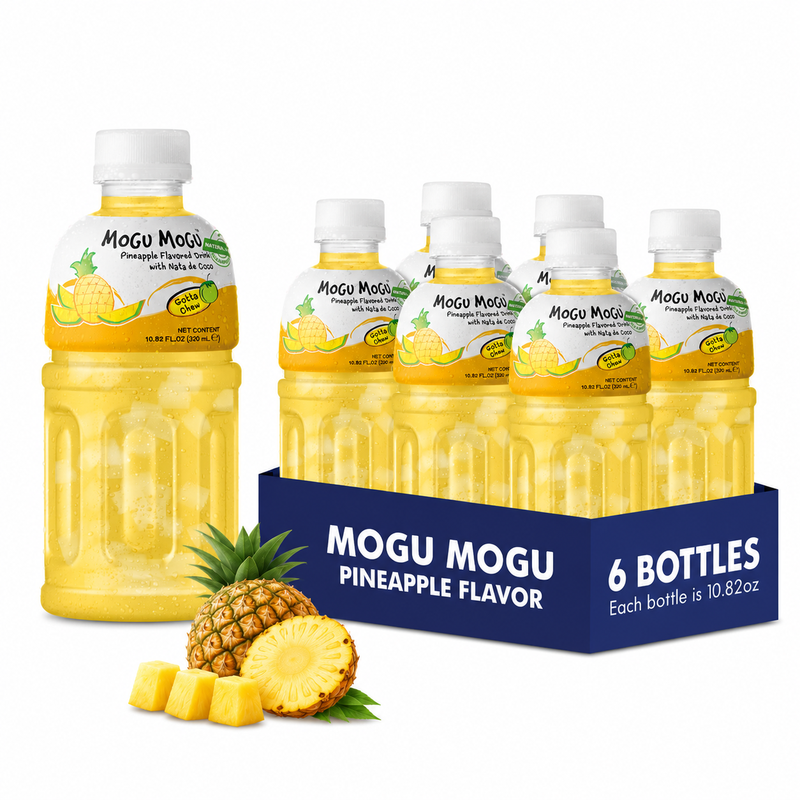 Mogu Mogu Drank Ananas 320 ml×6 flessen