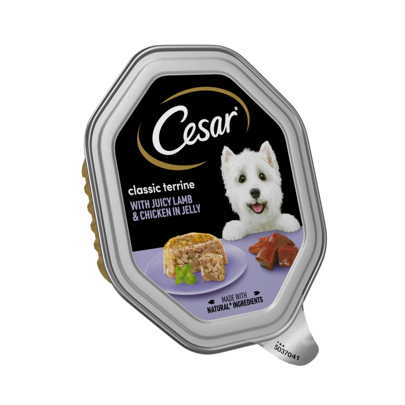 Classics Terrine Dog Food Tray Lamb & Chicken in Jelly 150g
