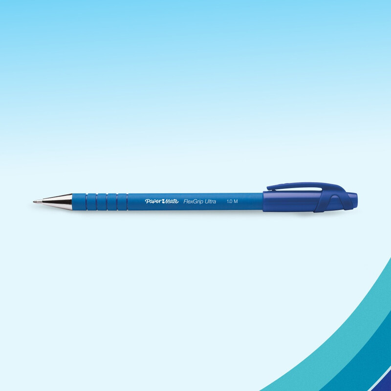 Paper Flexgrip Ultra stylo bille rétractable à pointe moyenne | encre