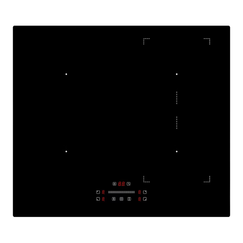 Exquisit EKI624-30 Inductiekookplaat - 4 Kookzones - Touchbediening - PowerBoost-functie - Veiligheidsslot