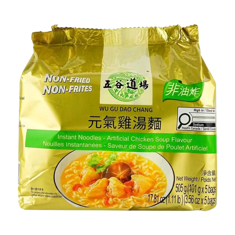 Wu Gu Dao Chang Gold Series Vitality Chicken Soup Noodles 101G X 5 Packs (5-Pack)